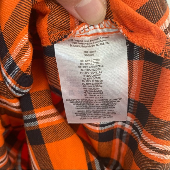 FOCO Oaklahoma State University Plaid Button Down Shirt Flannel Size 2XL Men NWT - Picture 9 of 11